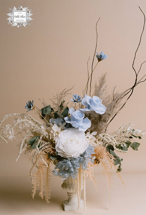 Great for people with allergies-dried flower bouquets